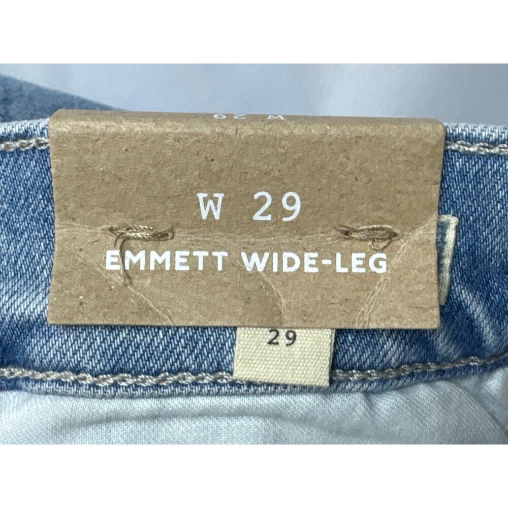 NWT Madewell Women's Emmett Wide-Leg Blue Jeans - Size 29 (31x27) - Picture 7 of 8
